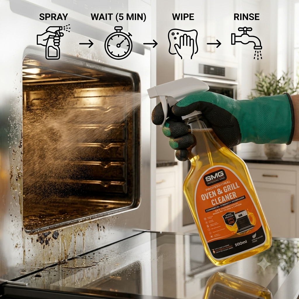 SMG Oven & Grill Cleaner 500ml – Heavy Duty Oven Degreaser