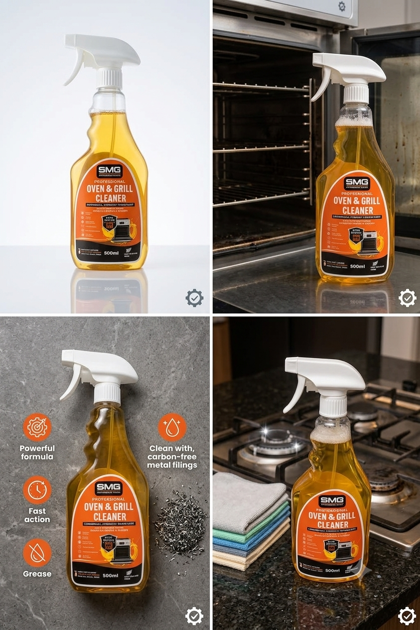 SMG Oven & Grill Cleaner 500ml – Heavy Duty Oven Degreaser